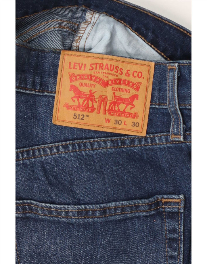 Levi's Herren 512 Tapered Slim Jeans W30 L30 Blau