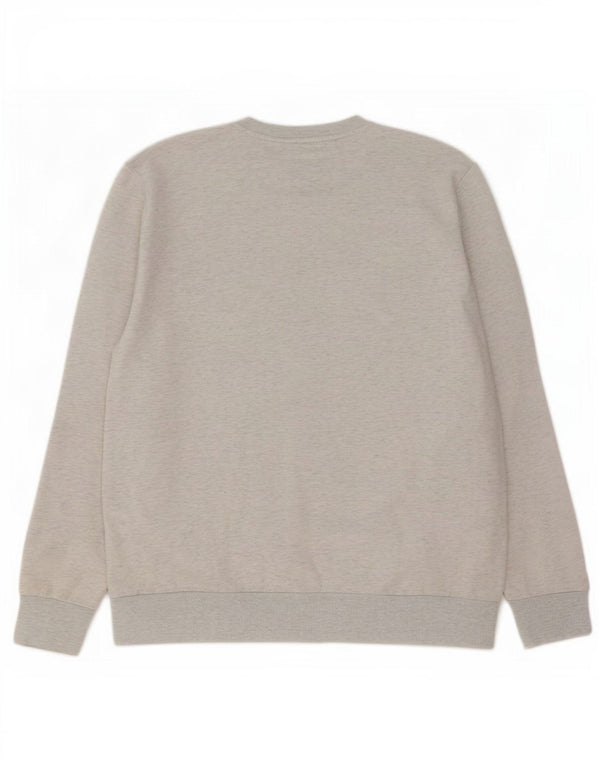 Jack & Jones Herren-Sweatshirt mit Grafik, XL, grau meliert, Baumwolle