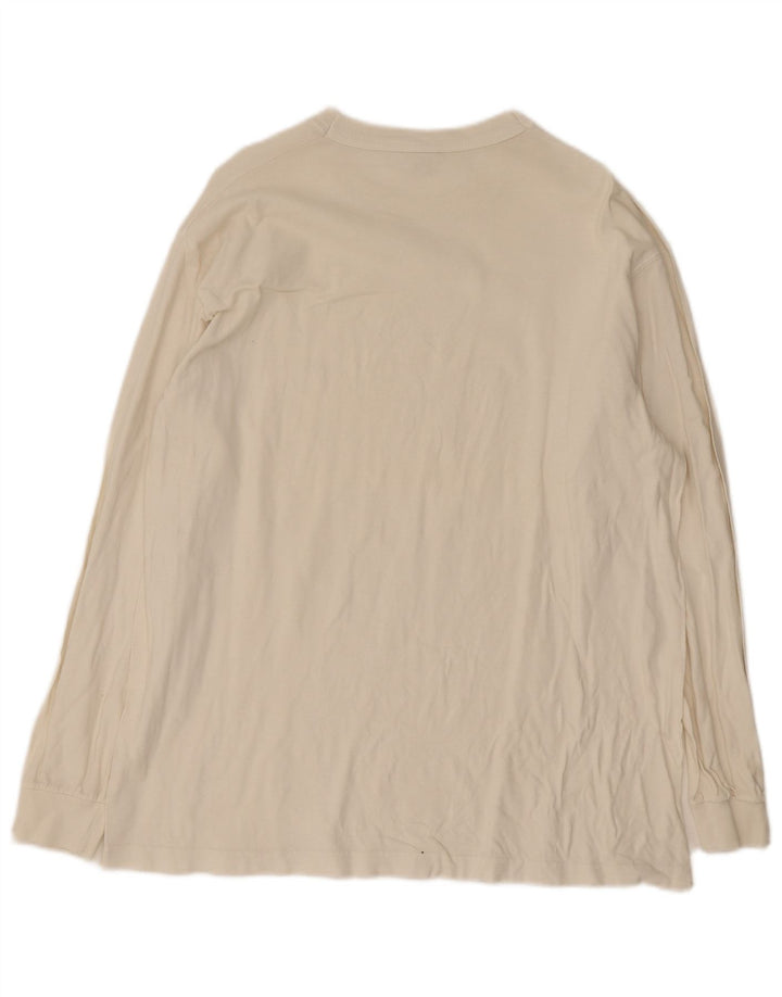 Levi's Herren-Oberteil, langärmelig, groß, aus weißer Baumwolle