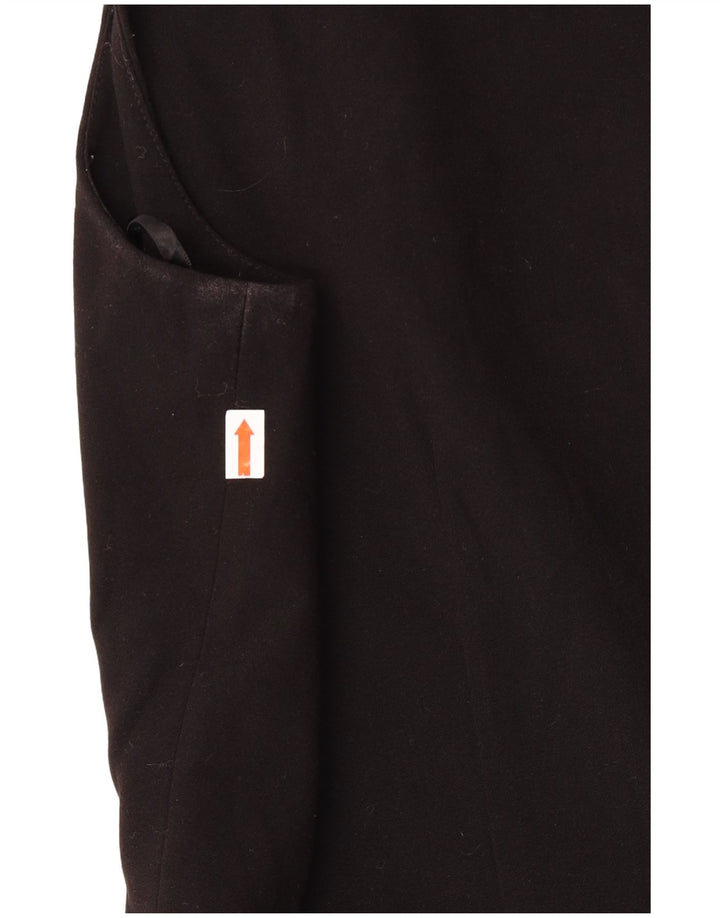 Calvin Klein Damen Ärmelloses A-Linien-Kleid US 8 Medium Schwarz