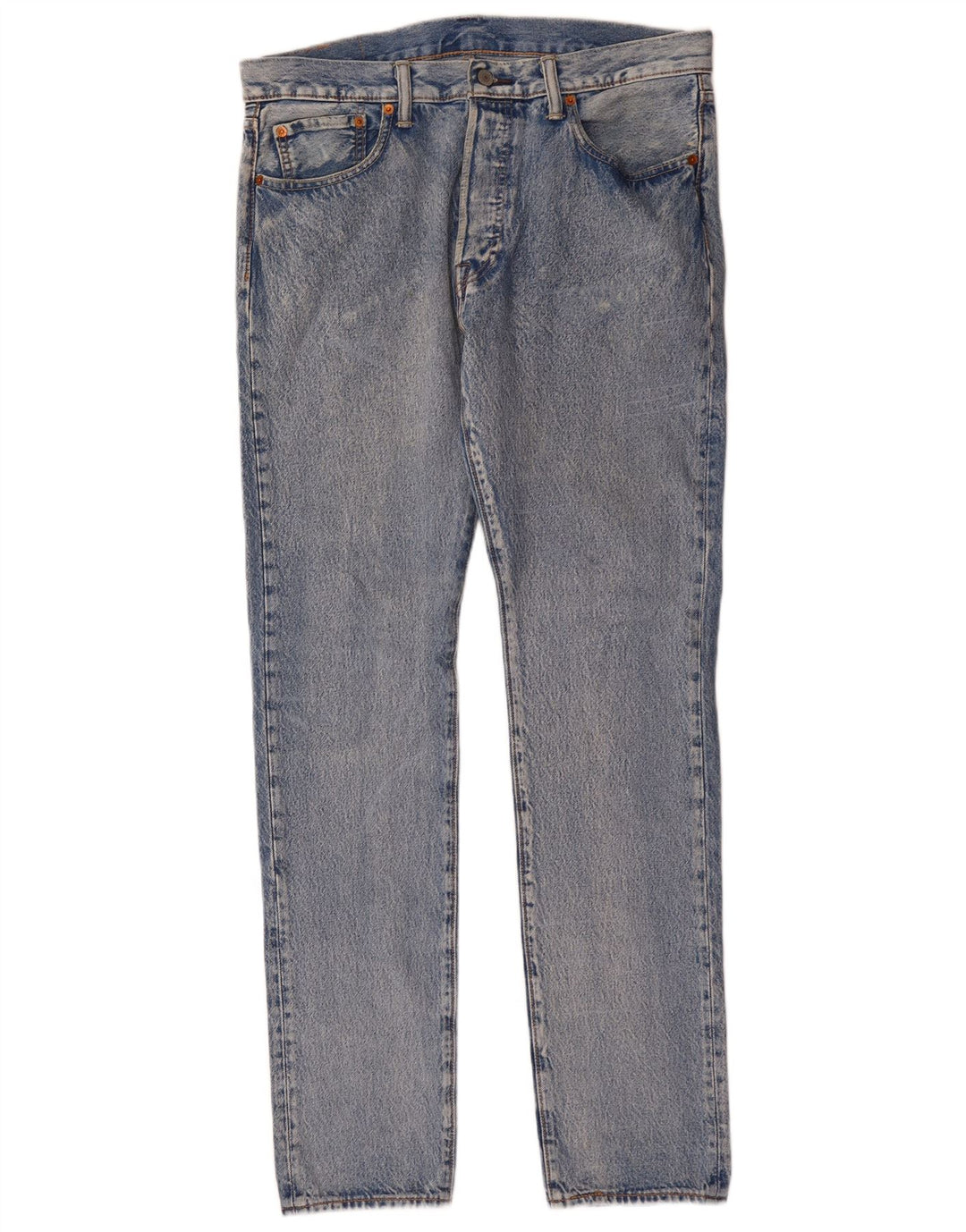 Levi's Herren 501 Straight Jeans W34 L34 Blaue Baumwolle