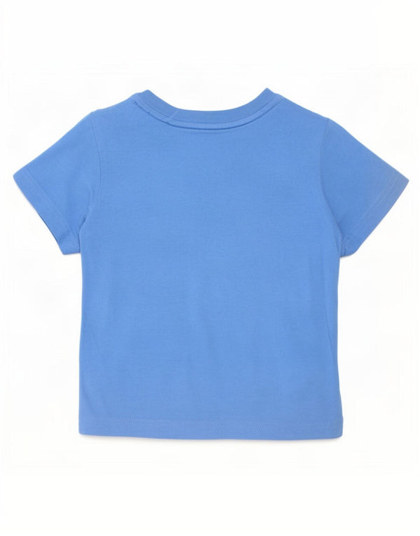 Adidas Baby-Jungen-T-Shirt mit Grafik, 12–18 Monate, blaue Baumwolle