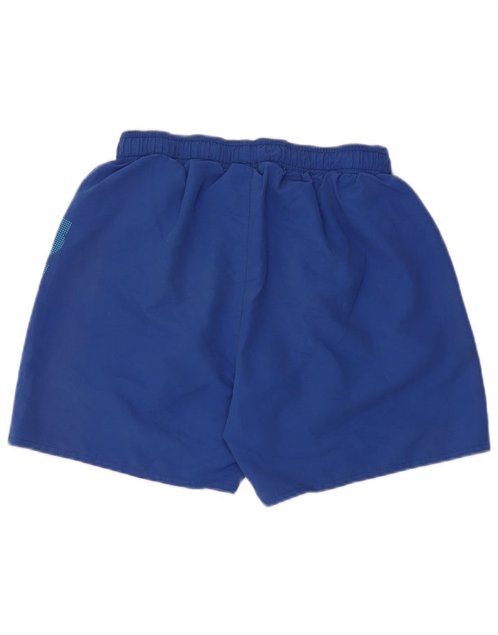 Arena Herren Graphic Sport Shorts Mittelblaues Polyester