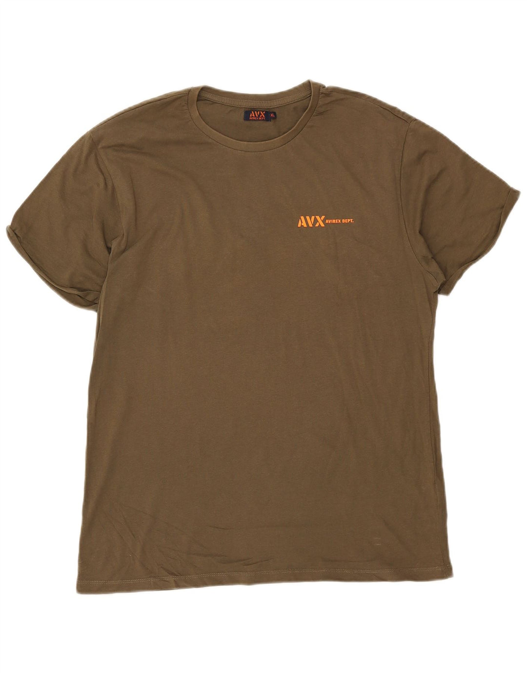 Avirex Herren T-Shirt Top XL Grün Baumwolle