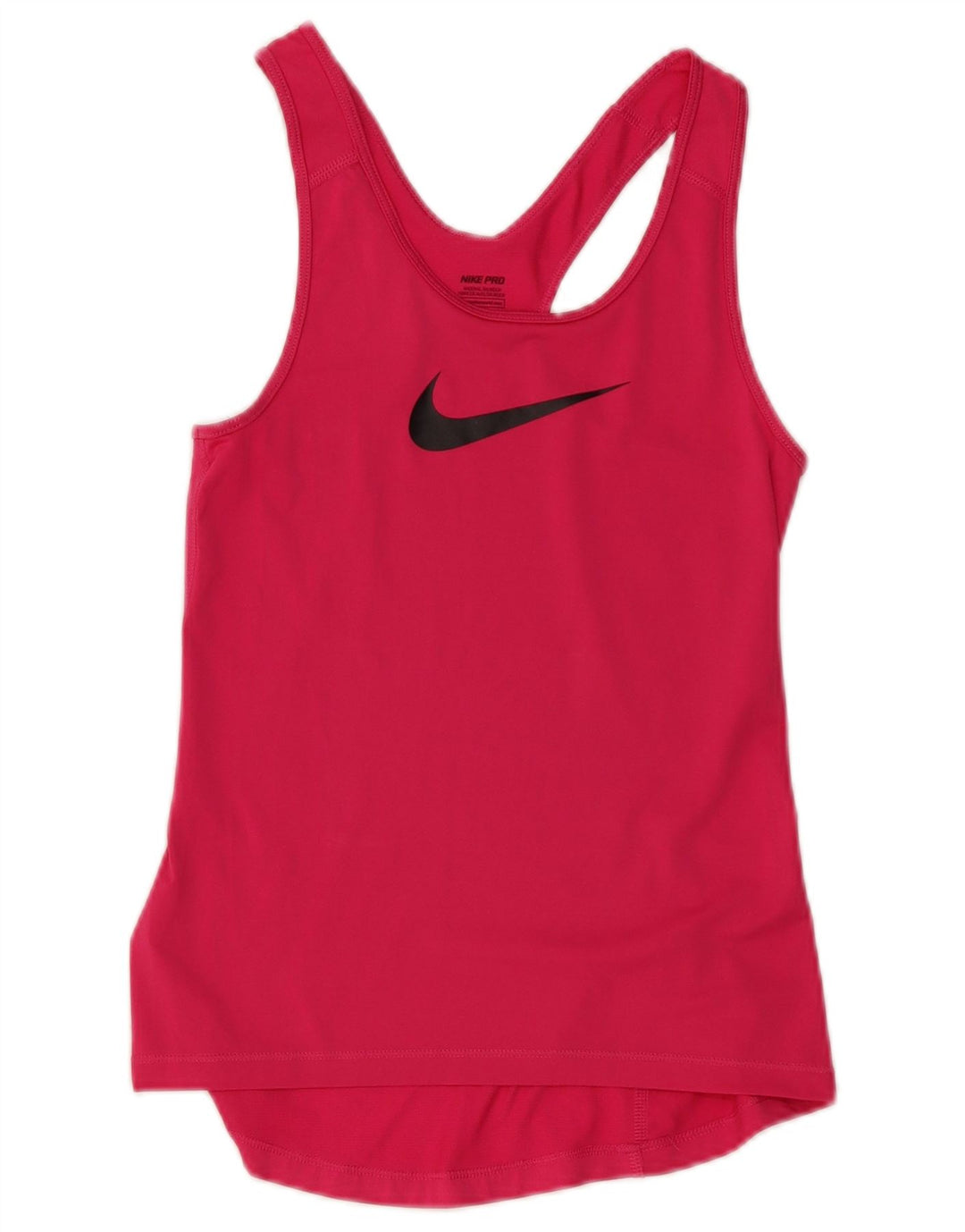 Nike Damen Dri Fit Graphic Vest Top UK 8 Small Pink