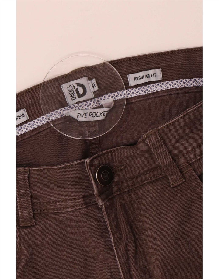 Dack's Herren-Jeans, reguläre Passform, gerade Passform, IT 48, mittelgroß, W32, L29, braune Baumwolle