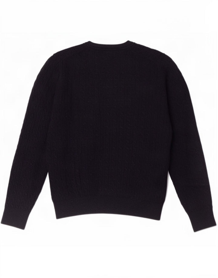 Gutteridge Herren-Pullover mit Rundhalsausschnitt, Größe L, Marineblau