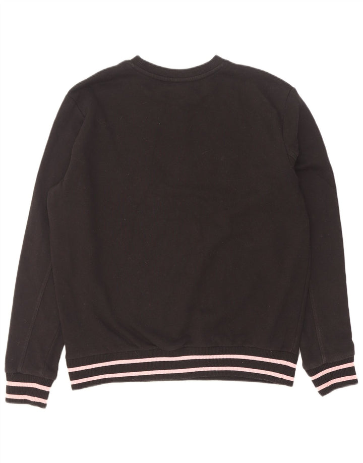 Fila Herren-Sweatshirt mit Grafik, groß, schwarz gestreift, Baumwolle