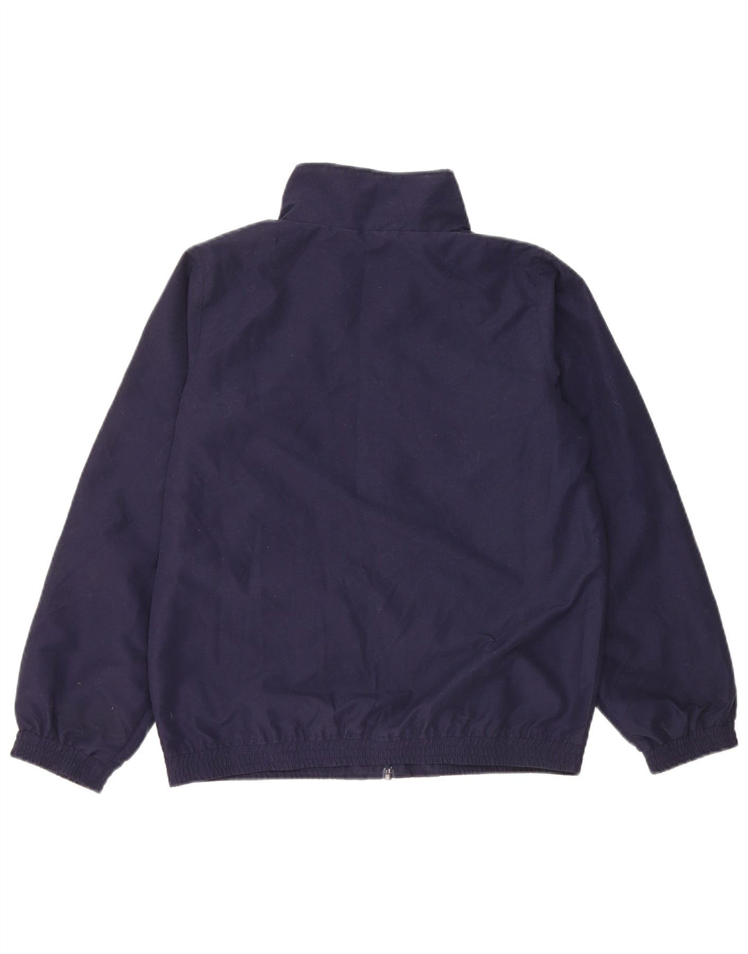 Kappa Jungen-Windbreaker-Jacke mit Grafik, 11–12 Jahre, marineblaues Polyester