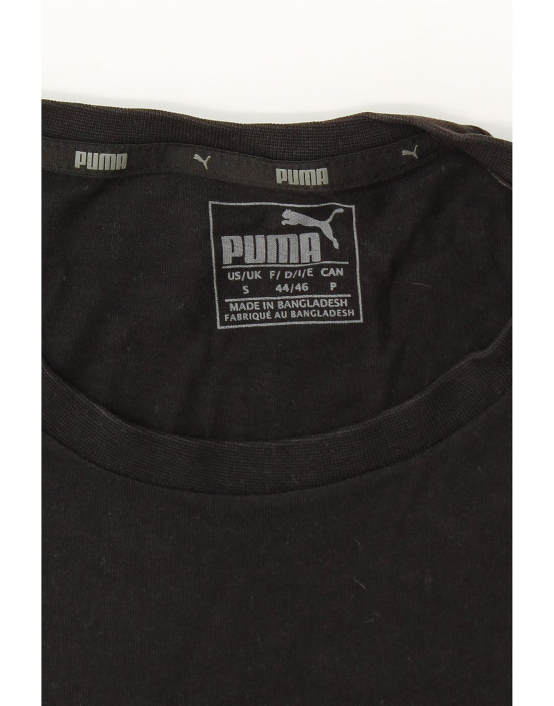Puma Herren Grafik T-Shirt Top Small Schwarz