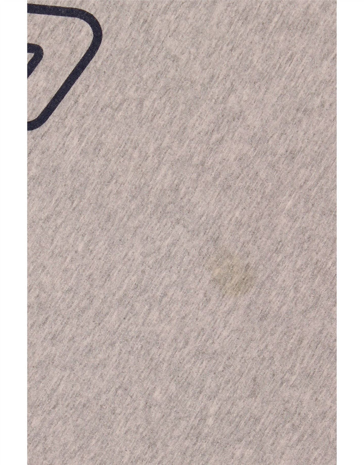 FILA Herren Grafik-T-Shirt-Oberteil aus mittelgrauer Baumwolle