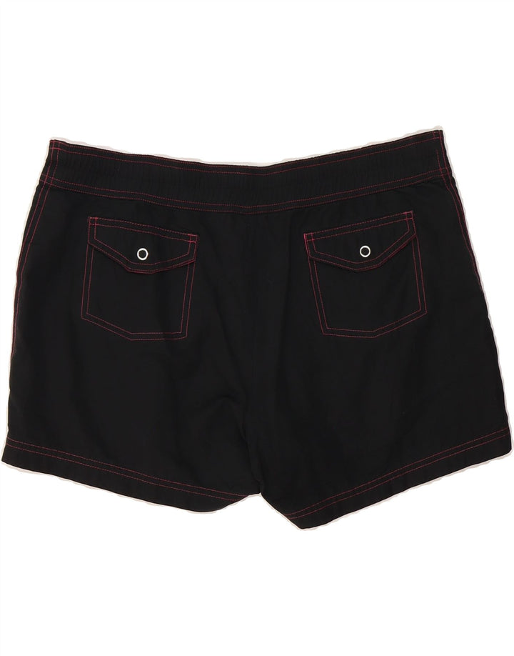 NIKE Womens Swimming Shorts UK 16 Large  Black Cotton Vintage Nike and Second-Hand Nike from Messina Hembry 