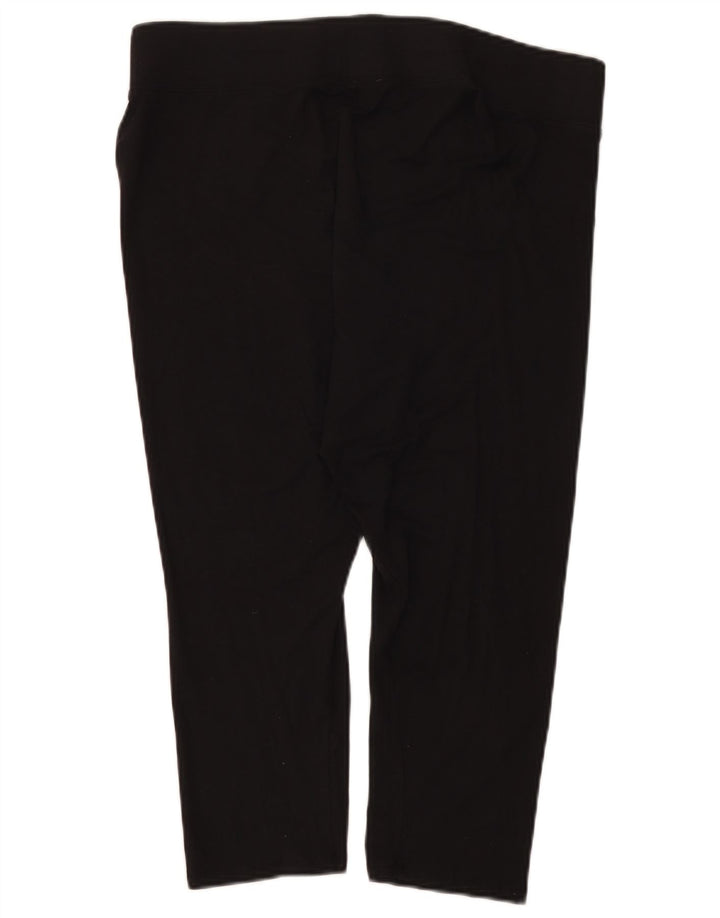 Marks & Spencer Damen Leggings UK 18 XL Schwarze Viskose