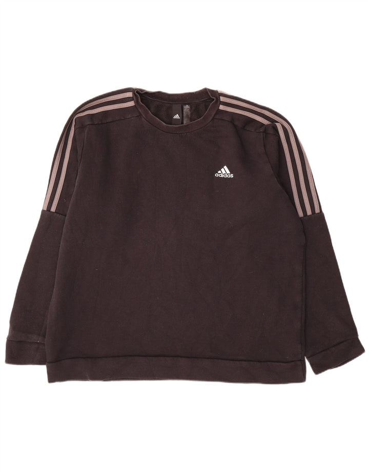 Adidas Herren Sweatshirt Pullover Large Schwarz Baumwolle