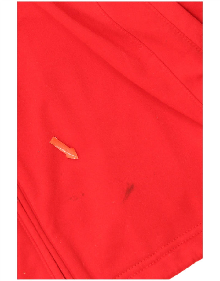 Adidas Herren Climalite Trainingsanzug Top Jacke Großes rotes Polyester