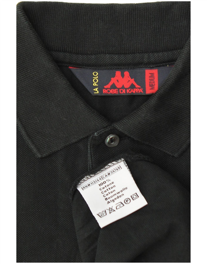 Kappa Herren Poloshirt Mittelschwarze Baumwolle