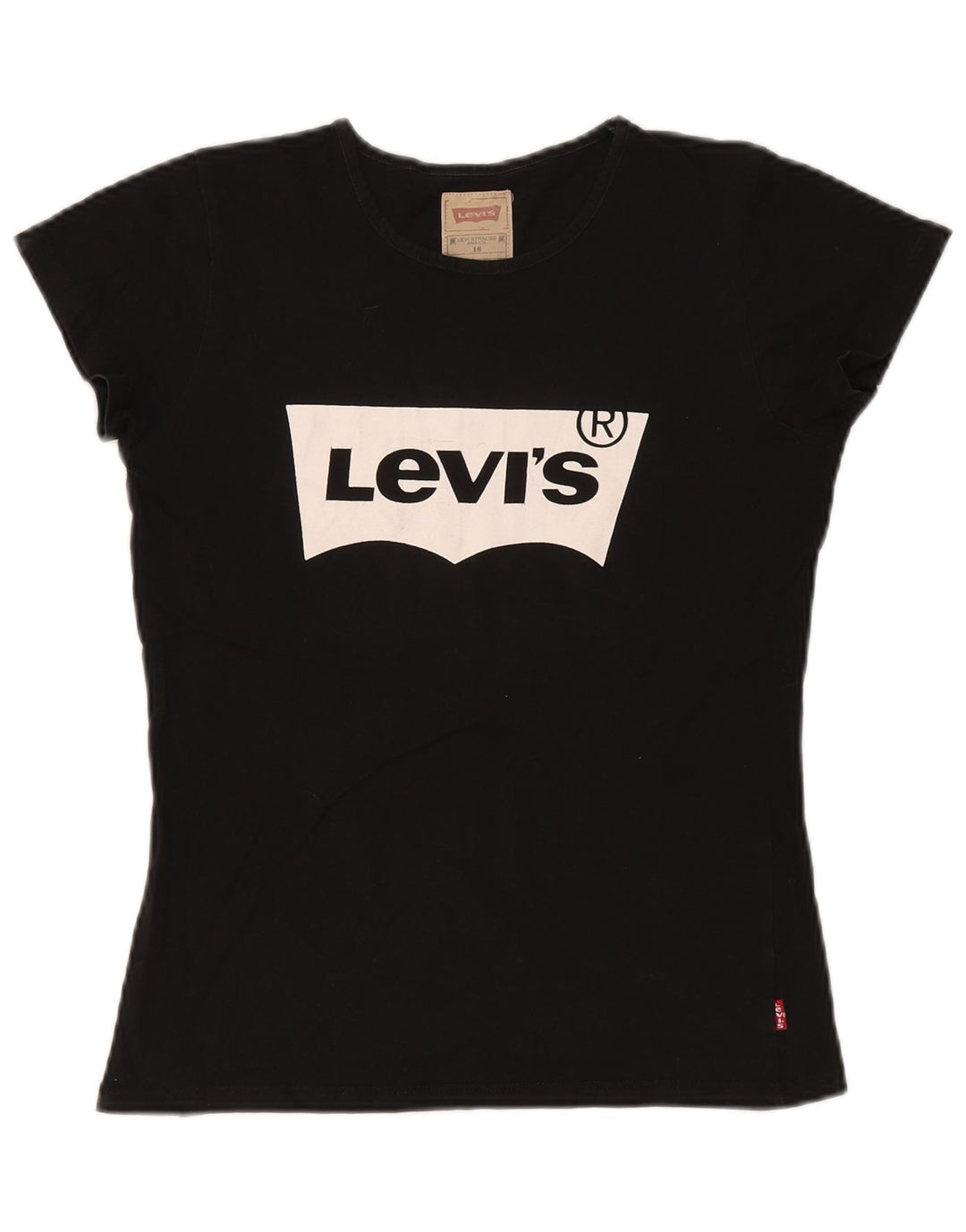 Levi's Jungen T-Shirt mit Grafik, 15–16 Jahre, Schwarz