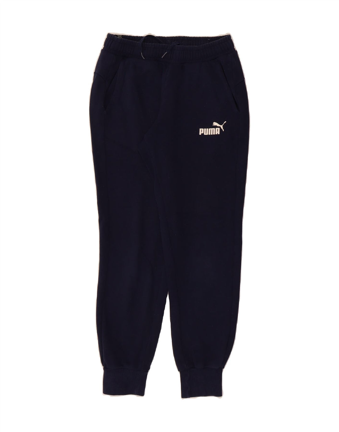 PUMA Mens Tracksuit Trousers Joggers Small Navy Blue Cotton Vintage Puma and Second-Hand Puma from Messina Hembry 
