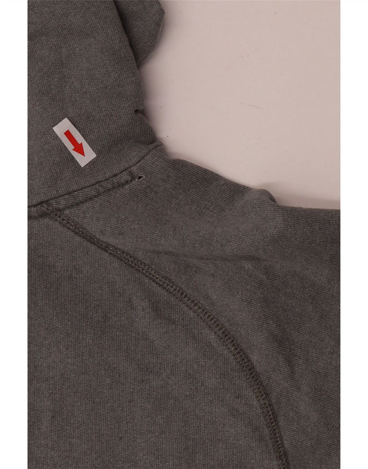 Vagabond Herren Kapuzenpullover aus mittelgrauer Baumwolle