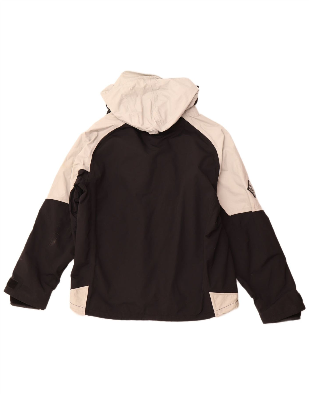 Musto Herren-Regenjacke mit Kapuze, UK 40, Größe L, Schwarz, Colourblock-Polyamid