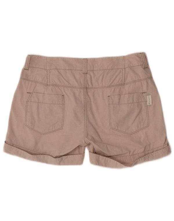 Champion Damen-Freizeitshorts, Größe S, W28, Beige, Hahnentrittmuster
