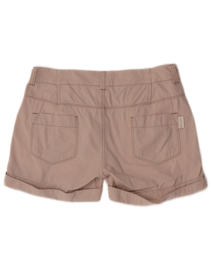 Champion Damen-Freizeitshorts, Größe S, W28, Beige, Hahnentrittmuster