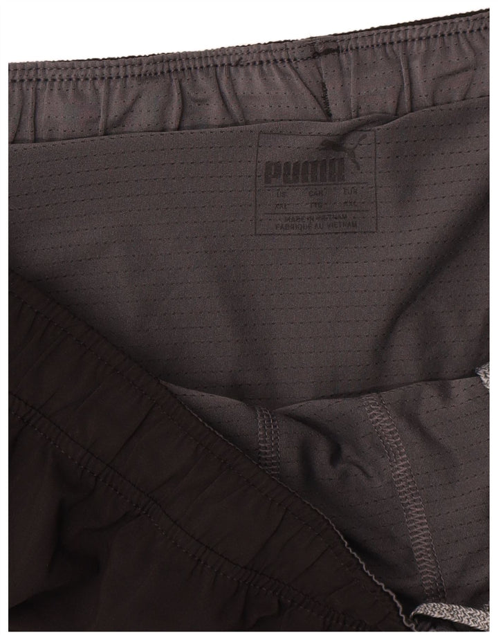 Puma Herren Graphic Sport Shorts 2XL Schwarz Polyester