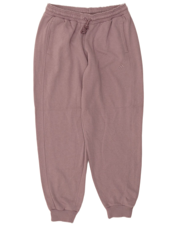 Adidas Damen Trainingshose Jogger UK 16/18 Large Lila Baumwolle