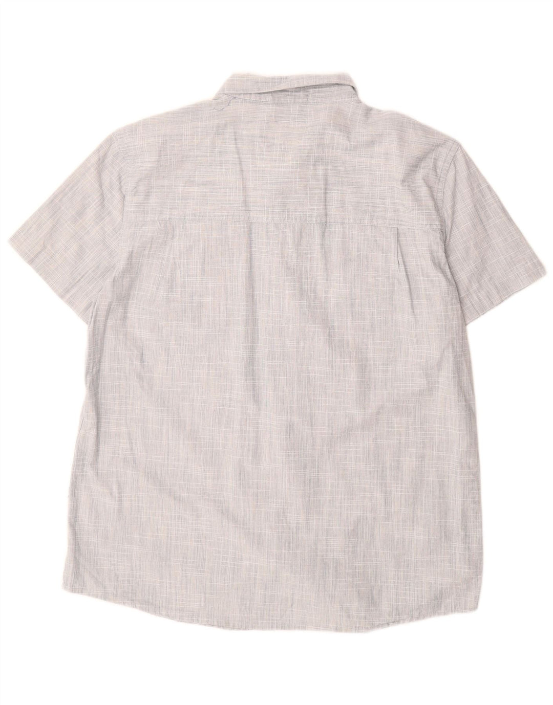 Mountain Warehouse Herren-Kurzarmhemd XL aus blauer Baumwolle