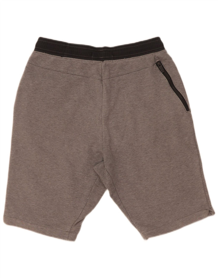 Nike Herren-Sportshorts aus mittelgrauer Colourblock-Baumwolle