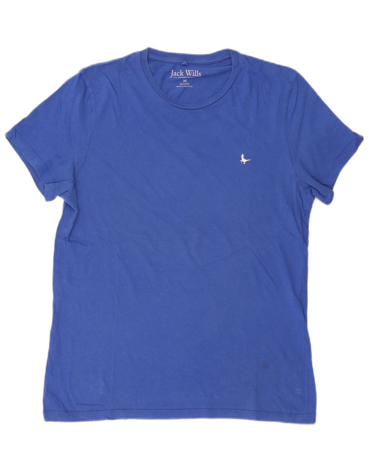 Jack Wills Herren-T-Shirt aus mittelblauer Baumwolle