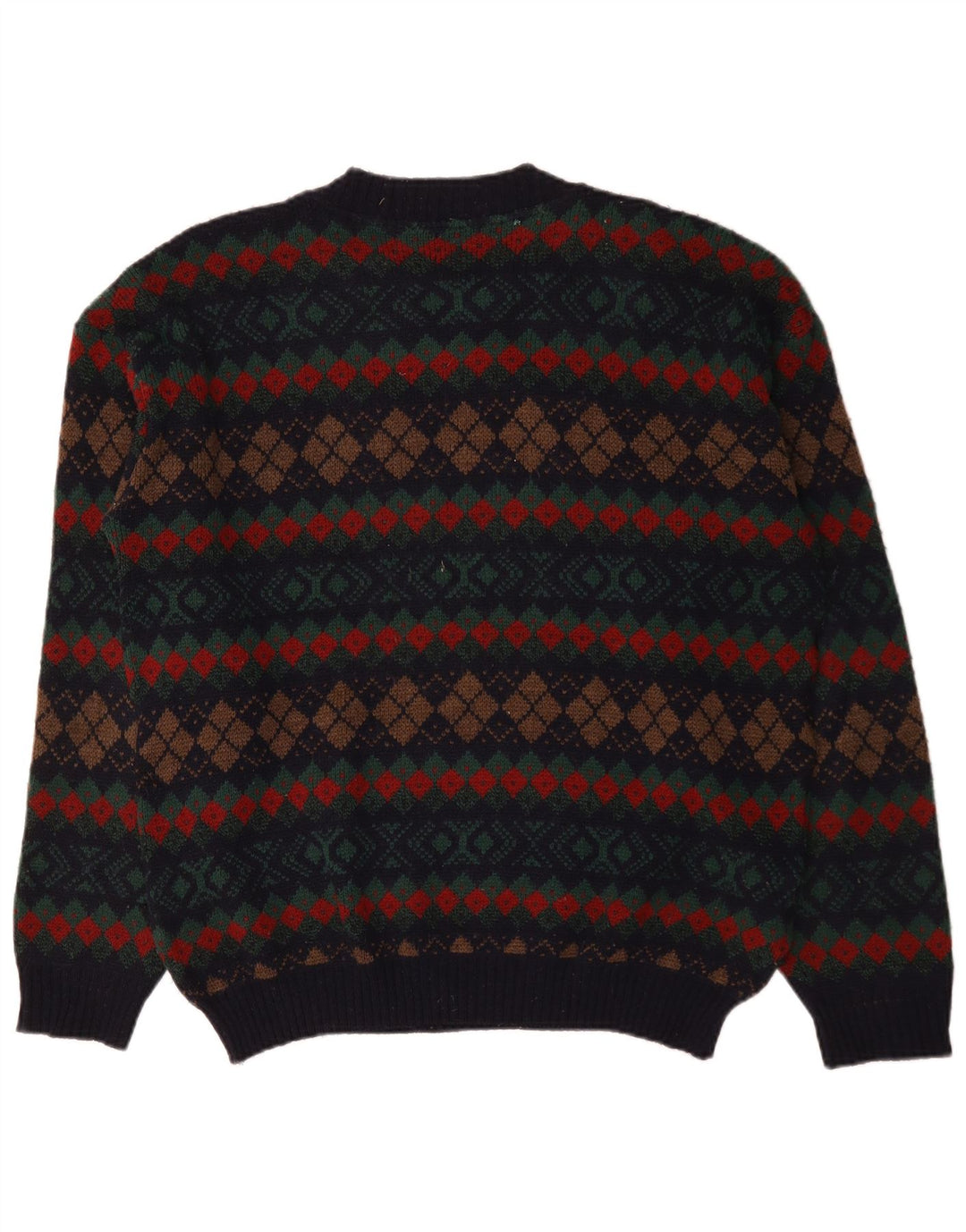 Marks & Spencer Herren-Pullover mit Rundhalsausschnitt, Größe L, mehrfarbig