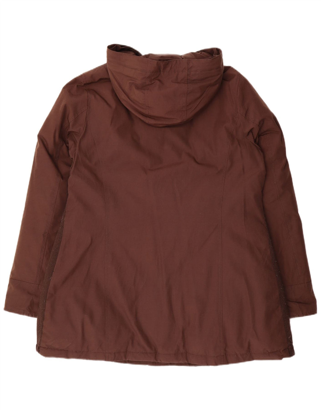 CANADIAN Wattierter Damenmantel mit Kapuze, UK 16, Größe L, braun, Polyester