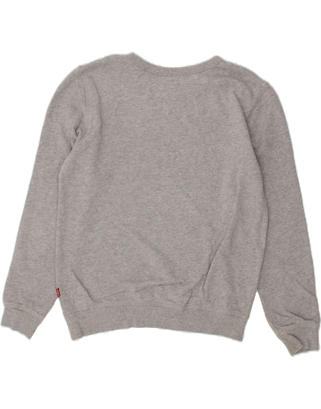 LEVI'S Boys Graphic Sweatshirt Jumper 15-16 Years Grey Cotton Vintage Levi's and Second-Hand Levi's from Messina Hembry 