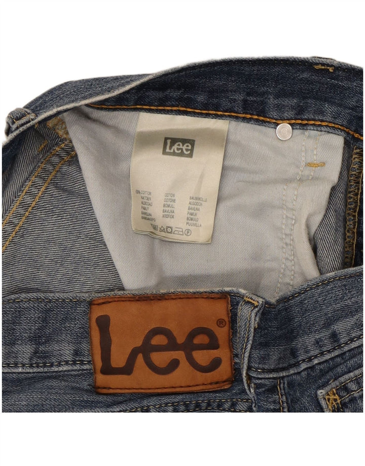 Lee Herren 5-Pocket-Short-Jeansshorts W30 mittelblaue Baumwolle