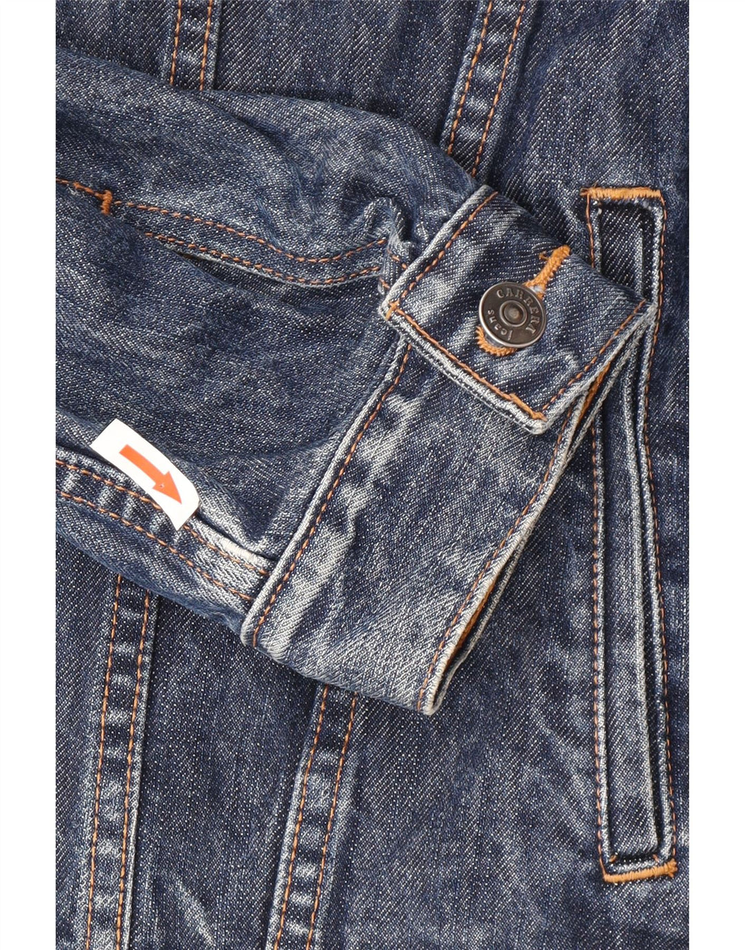 Carrera Herren Jeansjacke UK 42 XL Marineblau Baumwolle