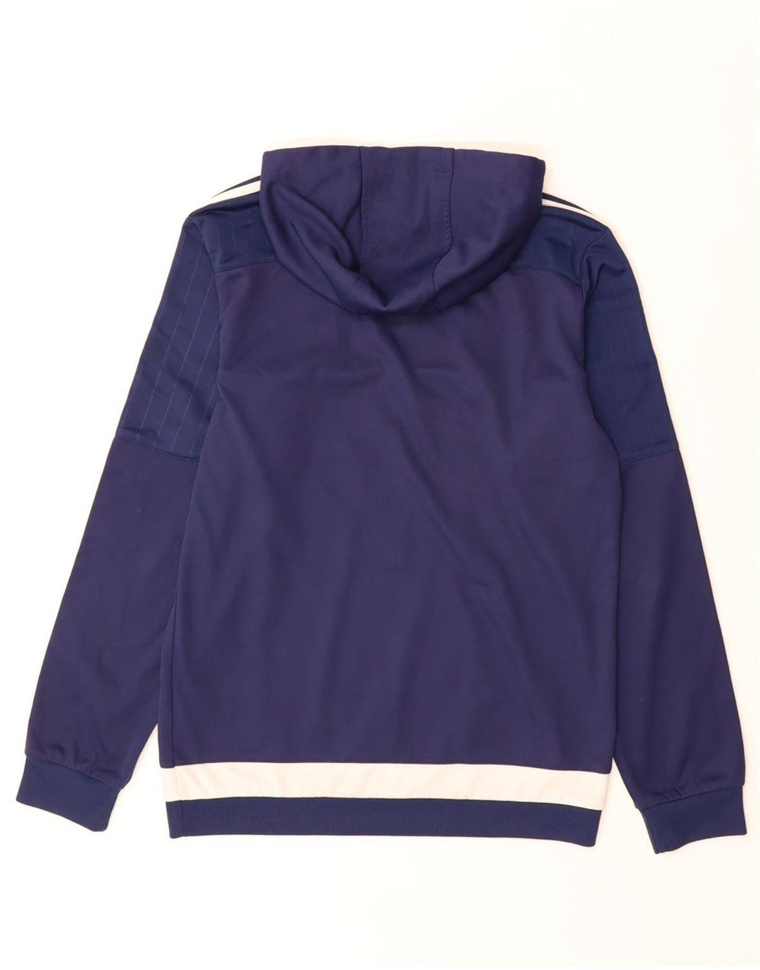 Adidas Herren Kapuzenpullover, klein, marineblau, Colourblock-Polyester