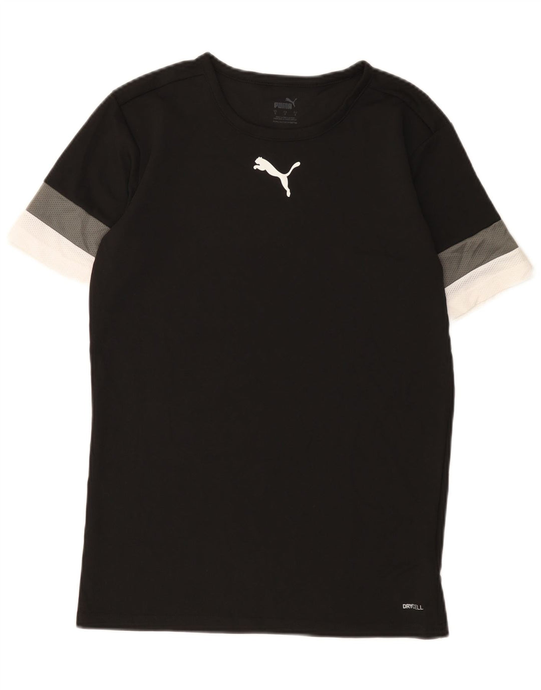 Puma Herren T-Shirt Top Small Schwarz Colourblock Polyester