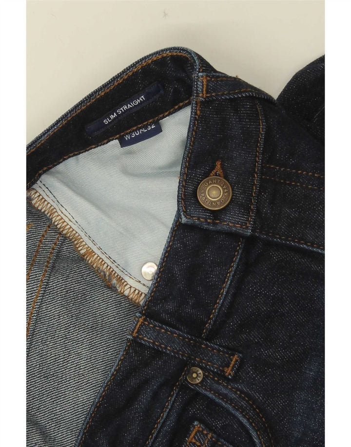 Gant Herren Slim Straight Jeans W30 L32 Marineblau