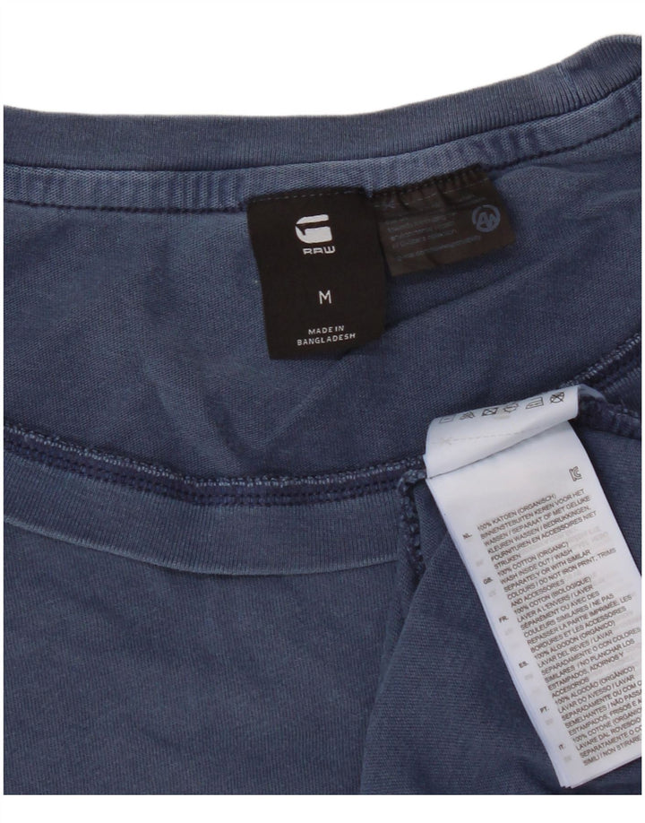 G-Star Herren T-Shirt Top Mittelblaue Baumwolle