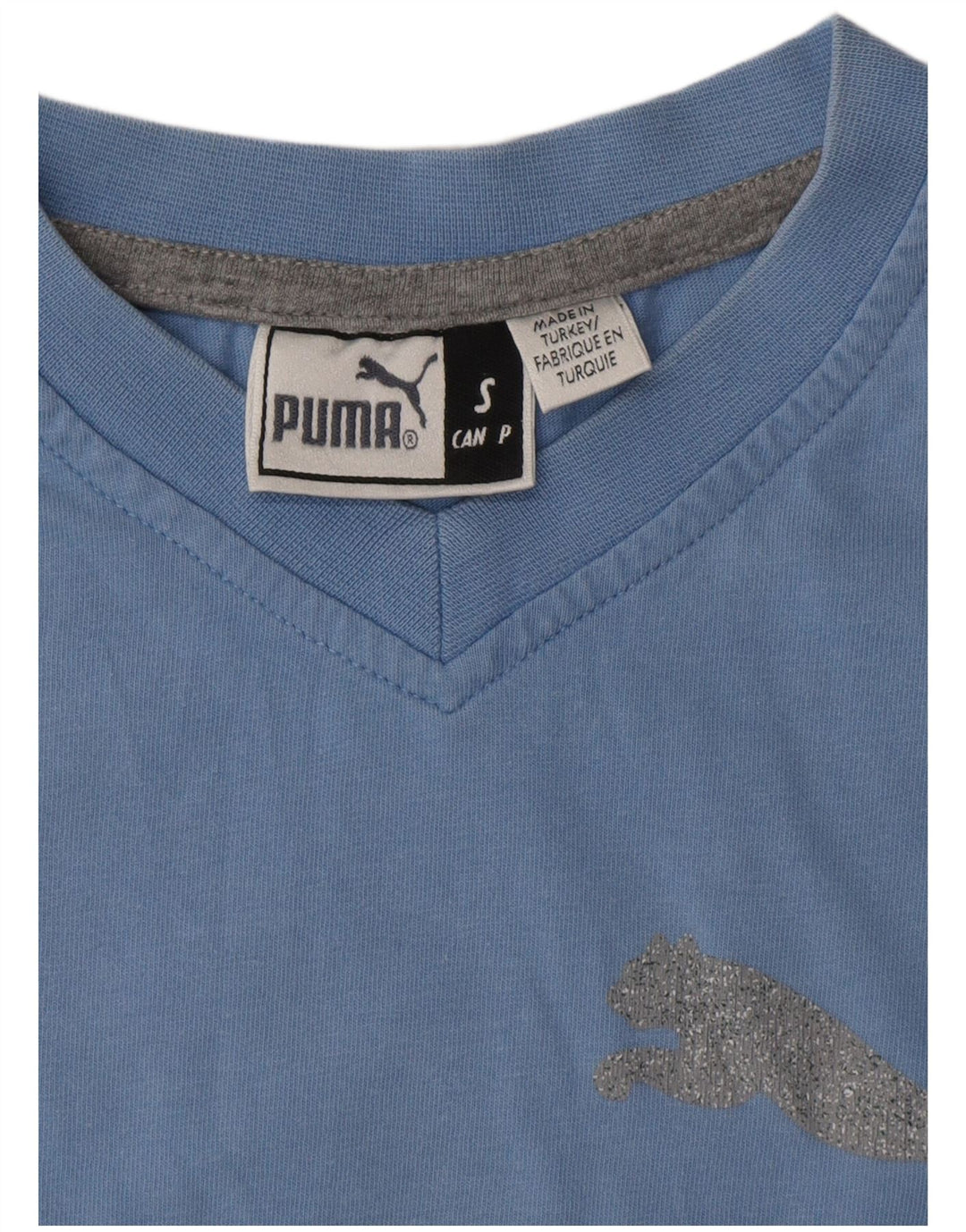 PUMA Herren Grafik T-Shirt Top Small Blau
