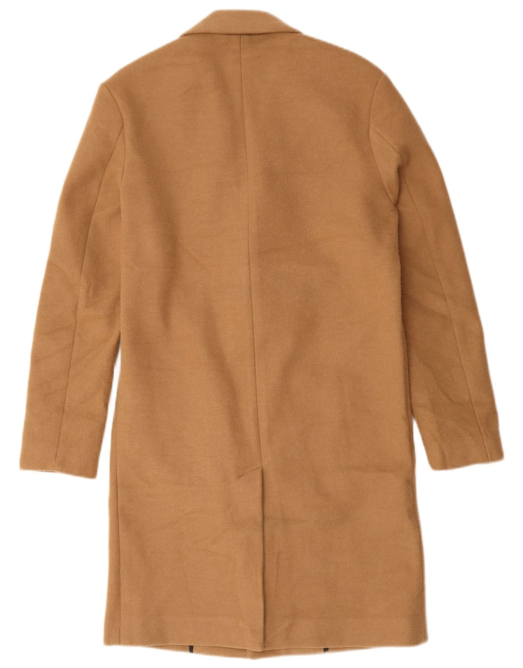 Zara Herren Übergroßer Mantel UK 34 XS Beige Polyester