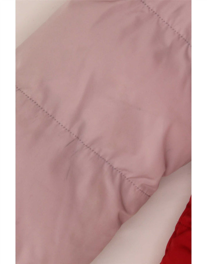 Karl Kani wattierte Herrenjacke mit Grafik, UK 36, klein, mehrfarbig, Farbblock