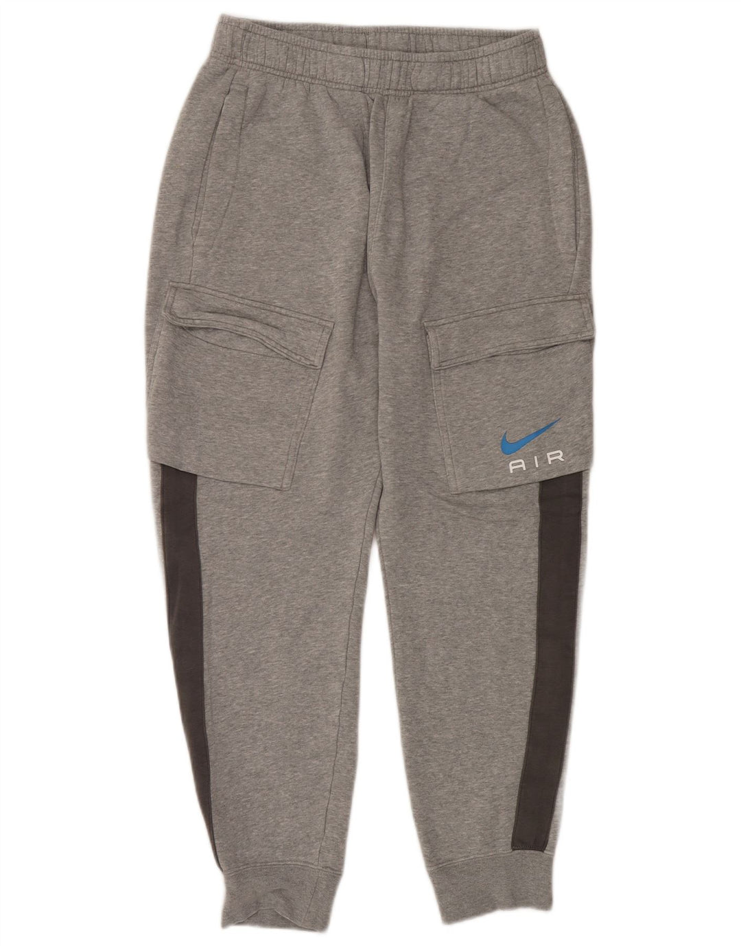 NIKE Womens Graphic Tracksuit Trousers Joggers UK 12 Medium  Grey