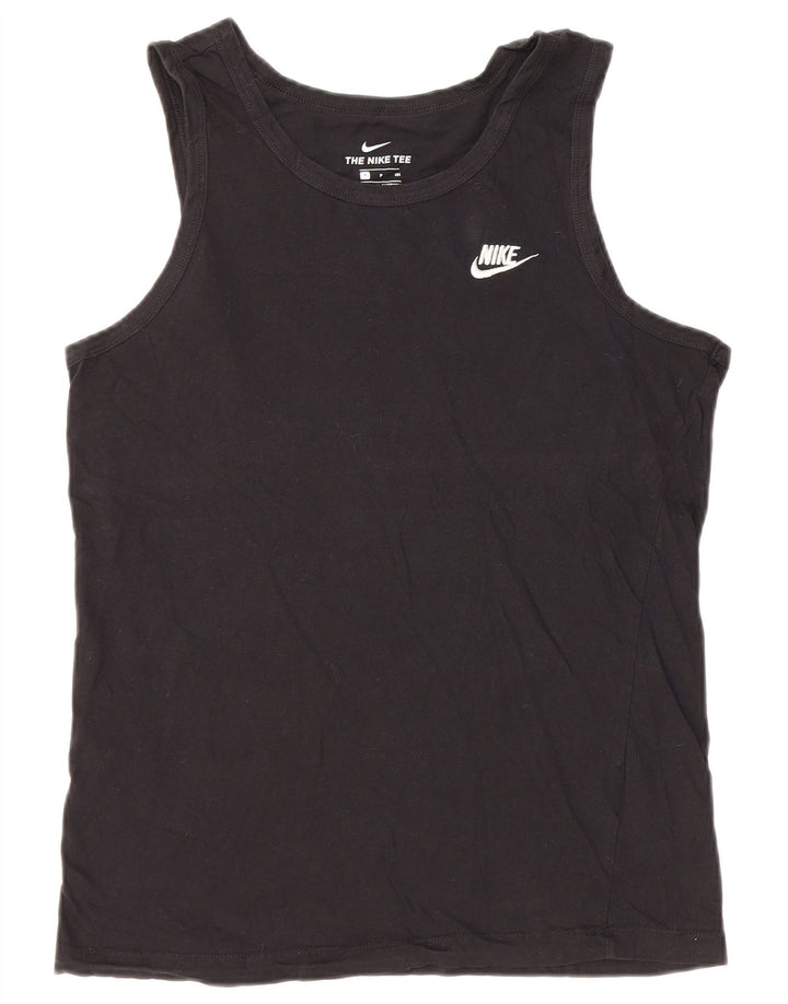Nike Herren-Weste, Oberteil, Größe S, Schwarz, Baumwolle