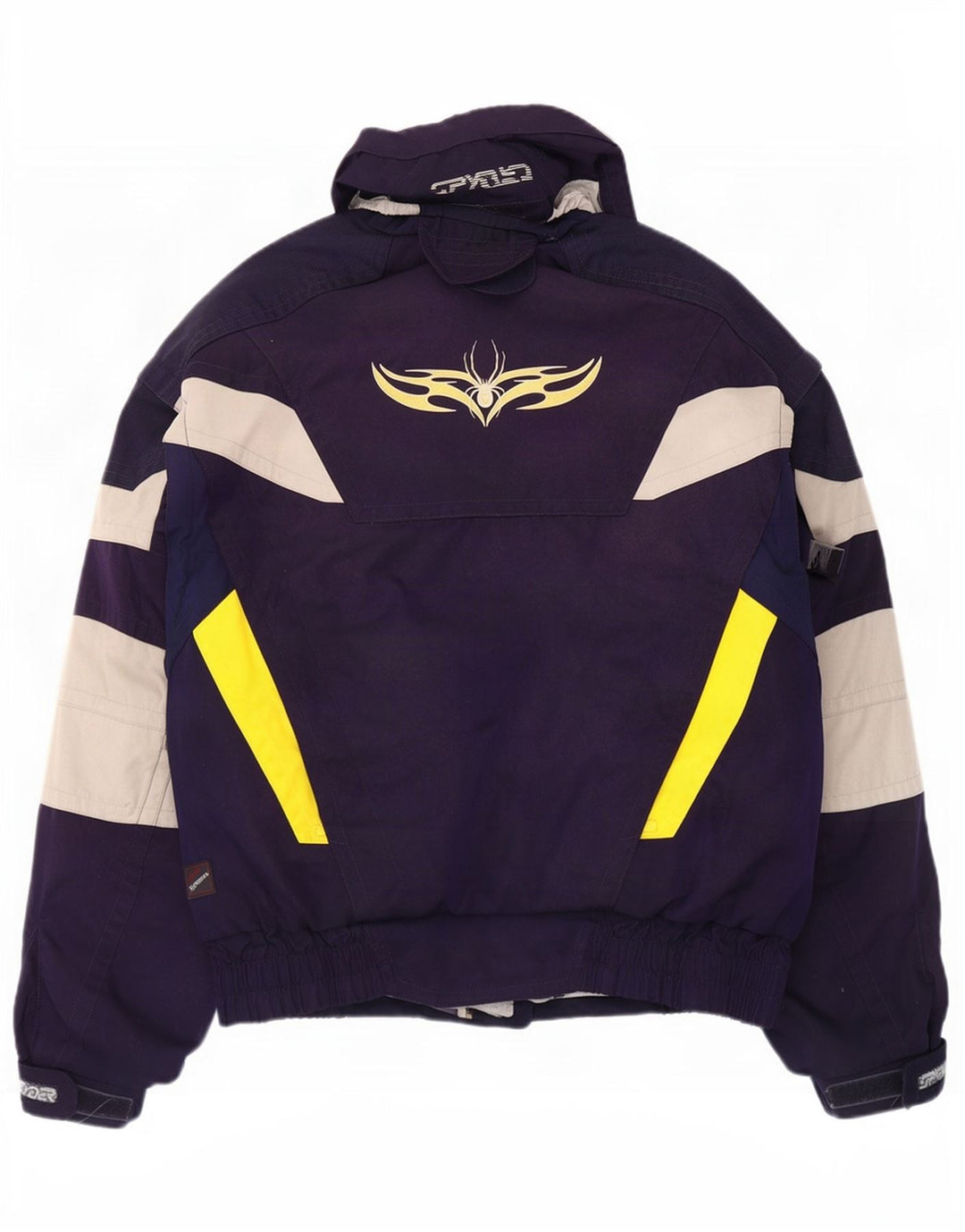 Spyder Herren-Skijacke mit Grafik, UK 42, XL, Marineblau, Farbblock-Polyester