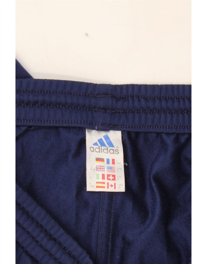 ADIDAS Mens Tracksuit Trousers UK 36/38 Small  Navy Blue Polyester Vintage Adidas and Second-Hand Adidas from Messina Hembry 