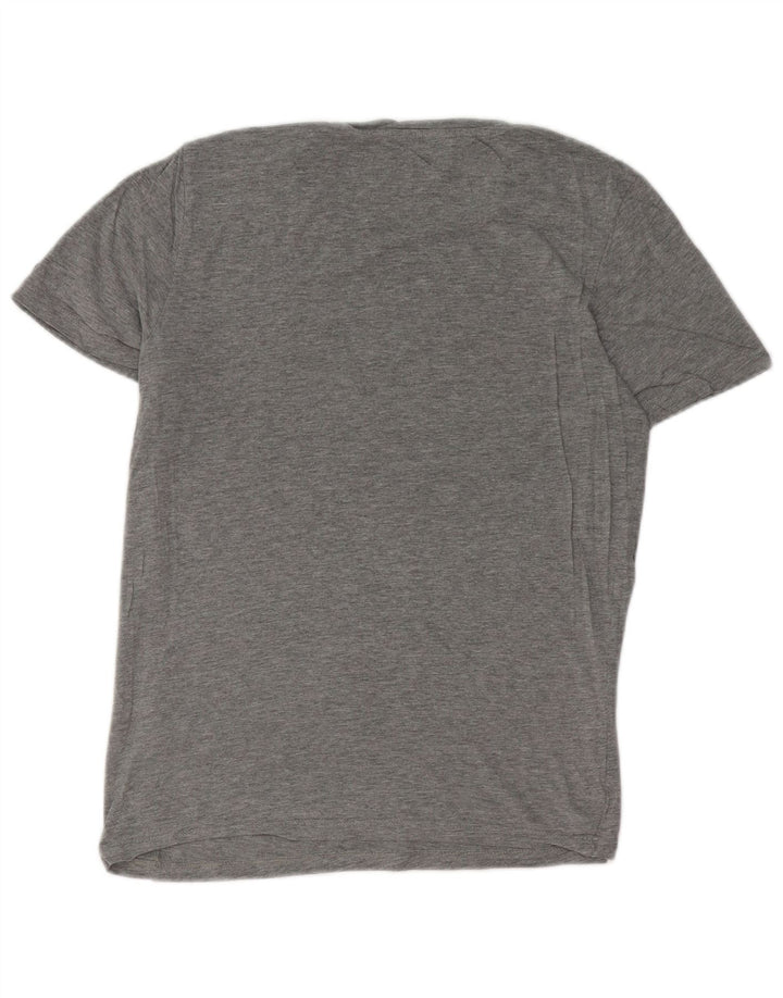 JACK & JONES Herren-T-Shirt mit Grafik, Größe S, graue Baumwolle