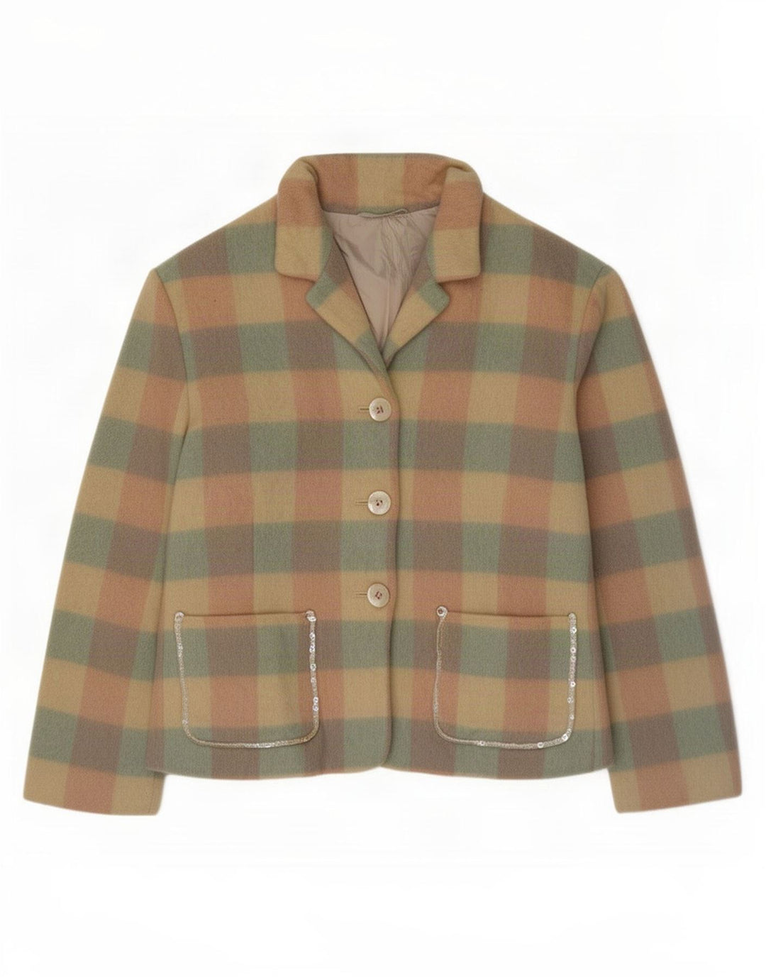 Daniel Hechter Damen-Blazerjacke mit 3/4-Ärmeln, Gr. 14, groß, mehrfarbig