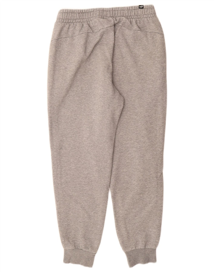PUMA Mens Tracksuit Trousers Joggers Medium  Grey Cotton